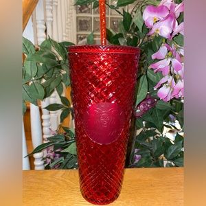 ☕️Starbucks red jewelled cup